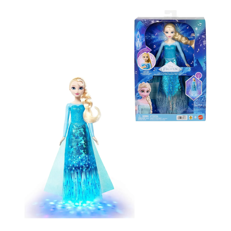 Boneca Elsa Frozen Disney com Luz E Som - Mattel