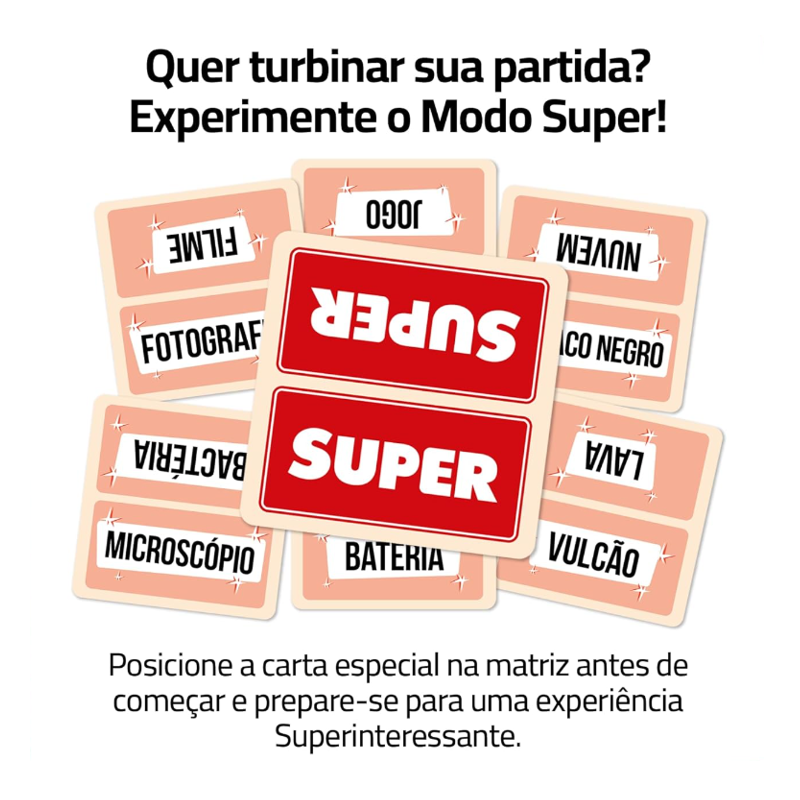Jogo de Cartas Entre Linhas Superinteressante - Papergames