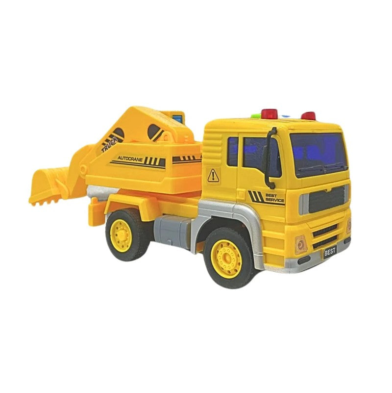 Caminhão Escavadeira 1:20 com Fricção Luz e Som - Brink Center