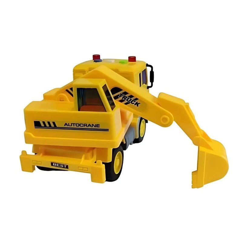 Caminhão Escavadeira 1:20 com Fricção Luz e Som - Brink Center