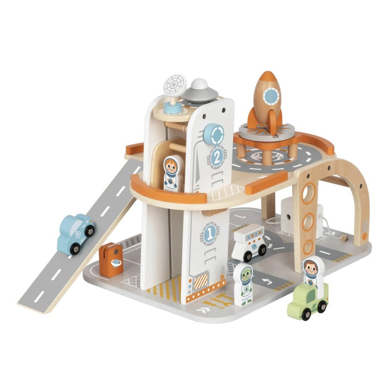 Brinquedo Estação Espacial em Madeira - Tooky Toy