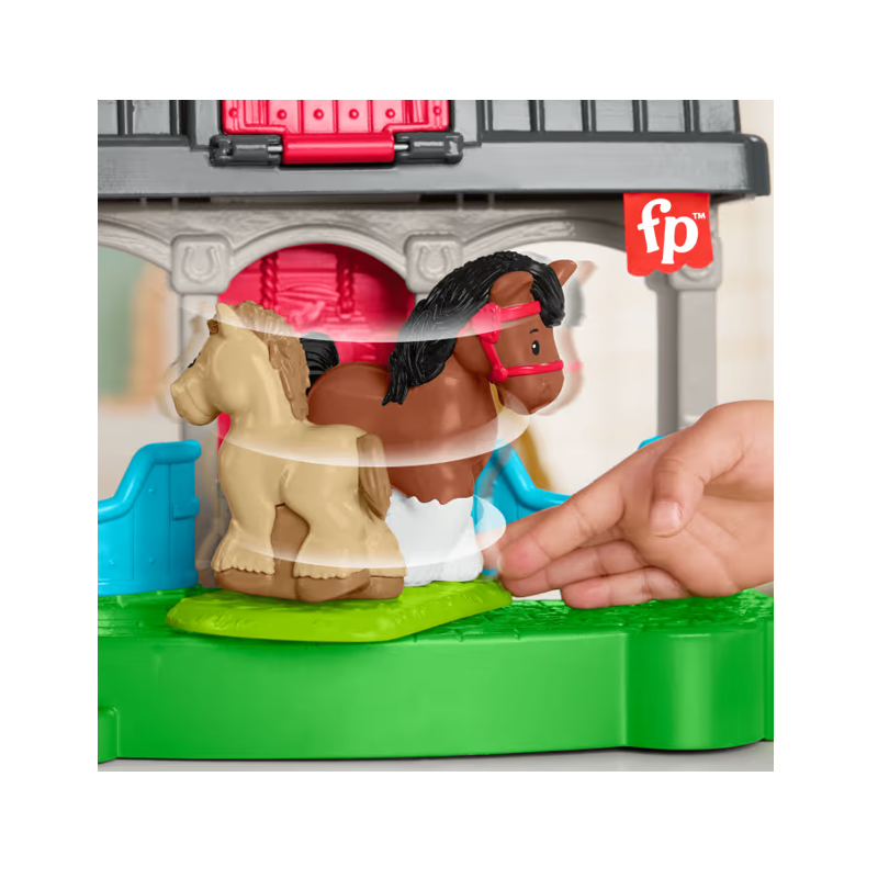 Little People Brinquedo Estábulo de Animais com Som - Mattel