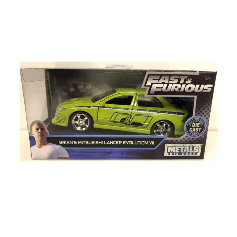 Miniatura Mitsubishi Lancer Evo VII Brian Velozes E Furiosos