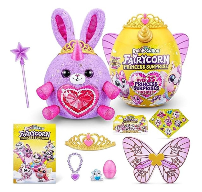 Pelúcia Rainbocorns Princesa Fada Surpresa Serie 6 Grande F0129-3 Fun