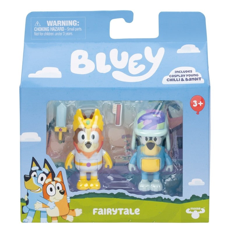 Kit 2 Bonecos Colecionáveis 6cm Bluey - Candide