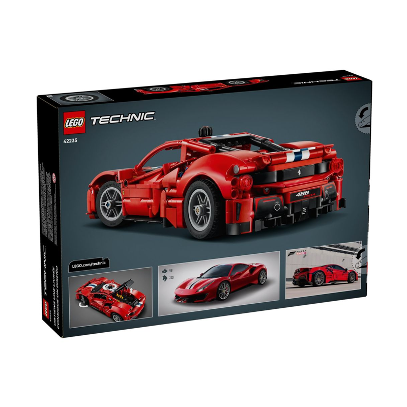 Lego Technic Carro Ferrari 488 Pista - 42235