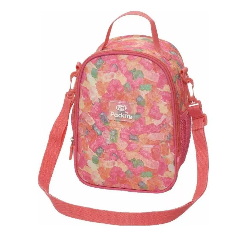 Kit Mochila de Costas Pack Me Fini Full Print + Lancheira e Estojo