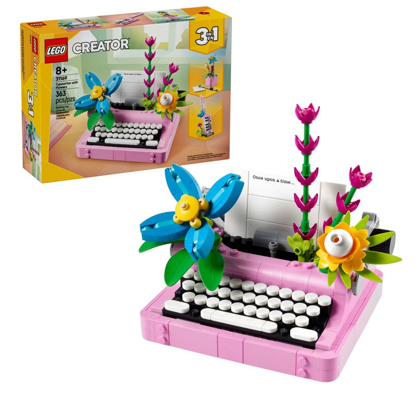 Lego Creator 3 em 1 - Máquina de Escrever com Flores 31169