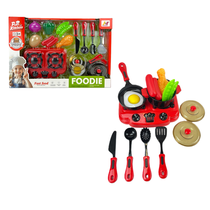 Brinquedo Fogão com Utensillios de Cozinha - Brink Center