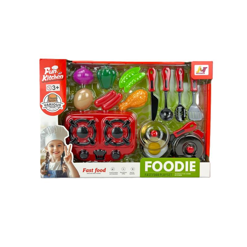 Brinquedo Fogão com Utensillios de Cozinha - Brink Center
