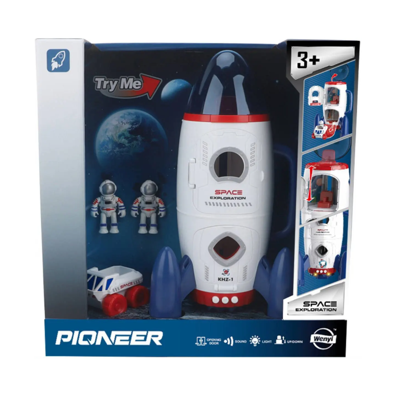 Foguete Espacial Space Exploration com Luz e Som - Shiny Toys