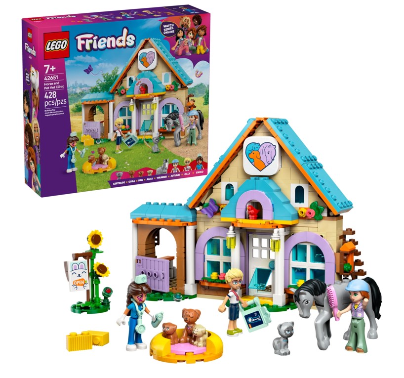 Lego Friends Clínica Veterinária para Cavalos e Animais de Estimação 42651