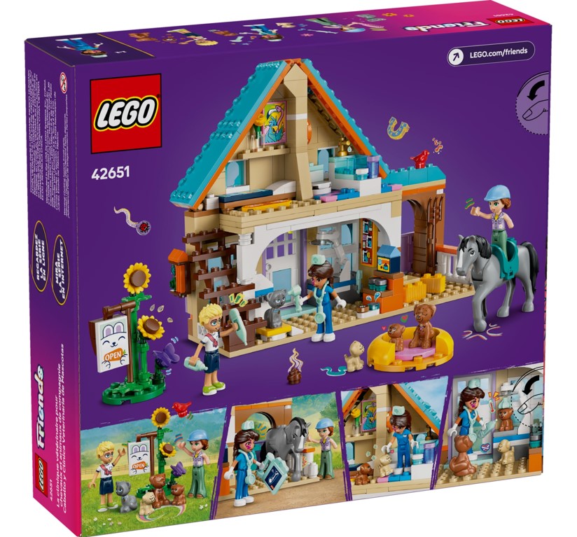 Lego Friends Clínica Veterinária para Cavalos e Animais de Estimação 42651