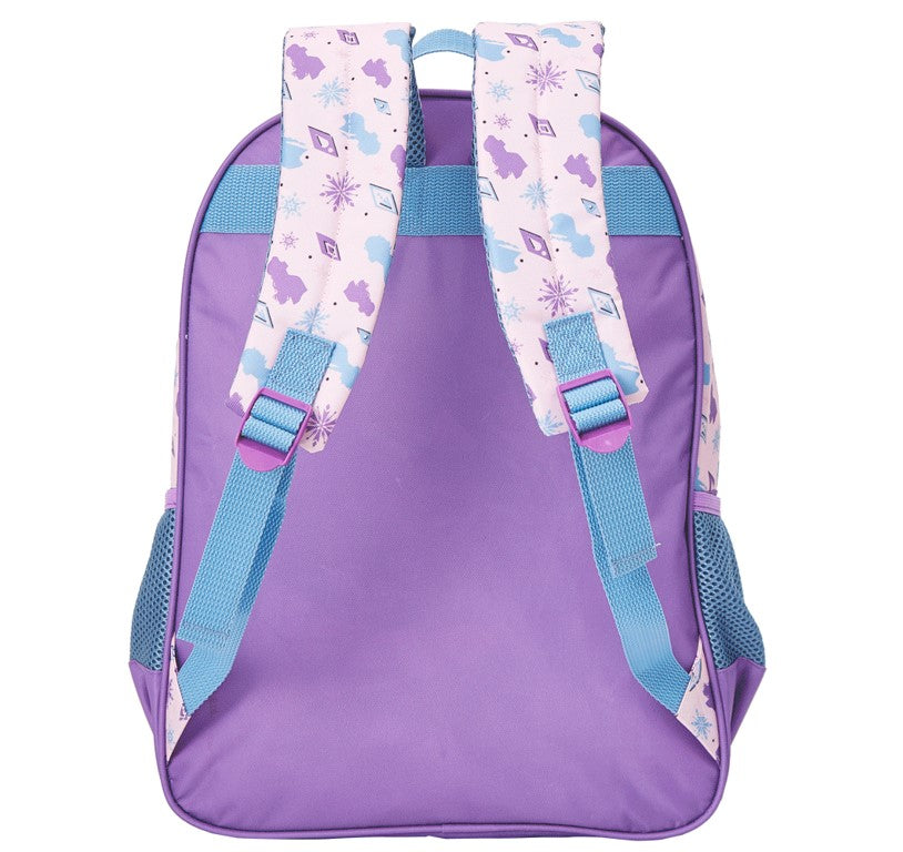 Mochila Escolar Infantil 16 Disney Frozen Holográfico - Xeryus