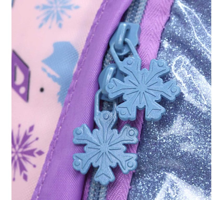 Mochila Escolar Infantil 16 Disney Frozen Holográfico - Xeryus