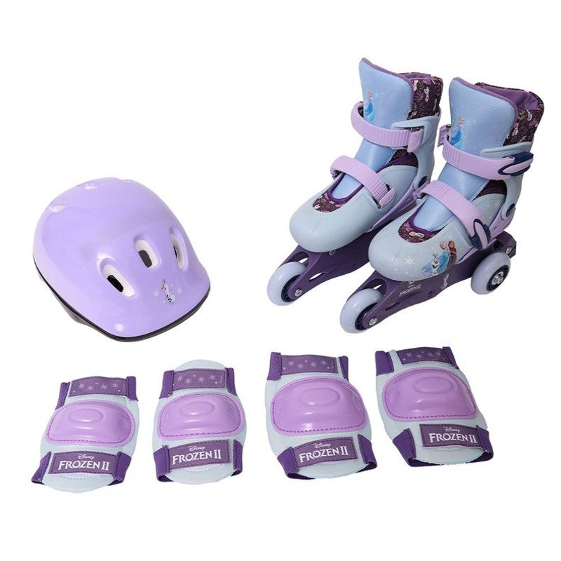 Patins Frozen 3 Rodas Ajustável 29 Ao 32 c/ Acessórios - Fun