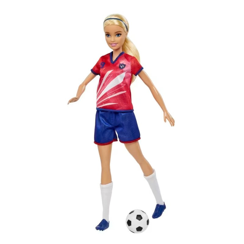 Barbie Profissões Jogadora de Futebol Loira - Mattel