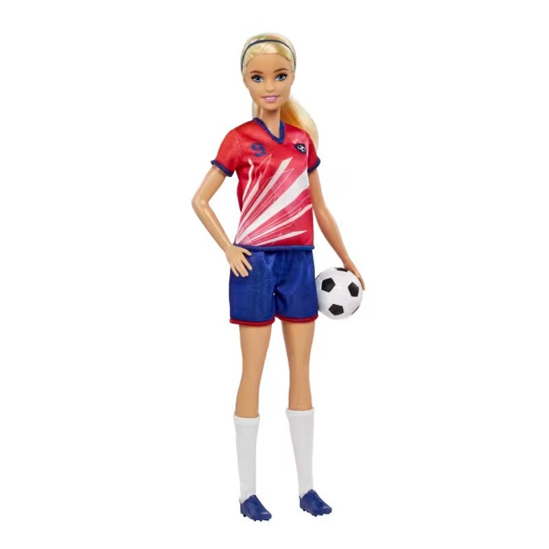 Barbie Profissões Jogadora de Futebol Loira - Mattel