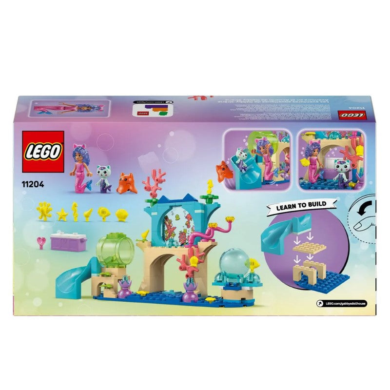 Lego Gabby's Dollhouse Aventura no Aquário da Sereia - 11204