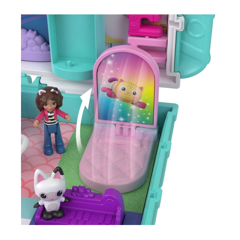 Polly Pocket Conjunto Mini Gabby's Dollhouse - Mattel