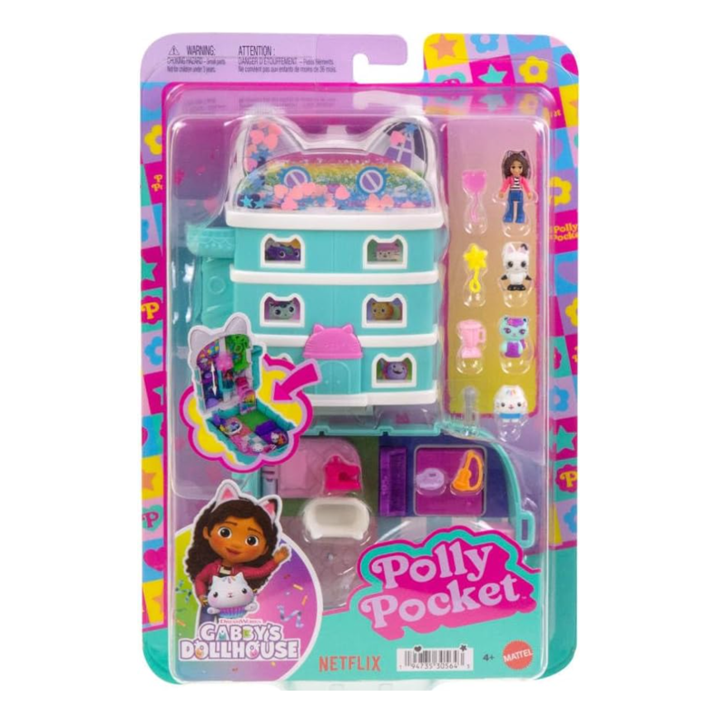 Polly Pocket Conjunto Mini Gabby's Dollhouse - Mattel