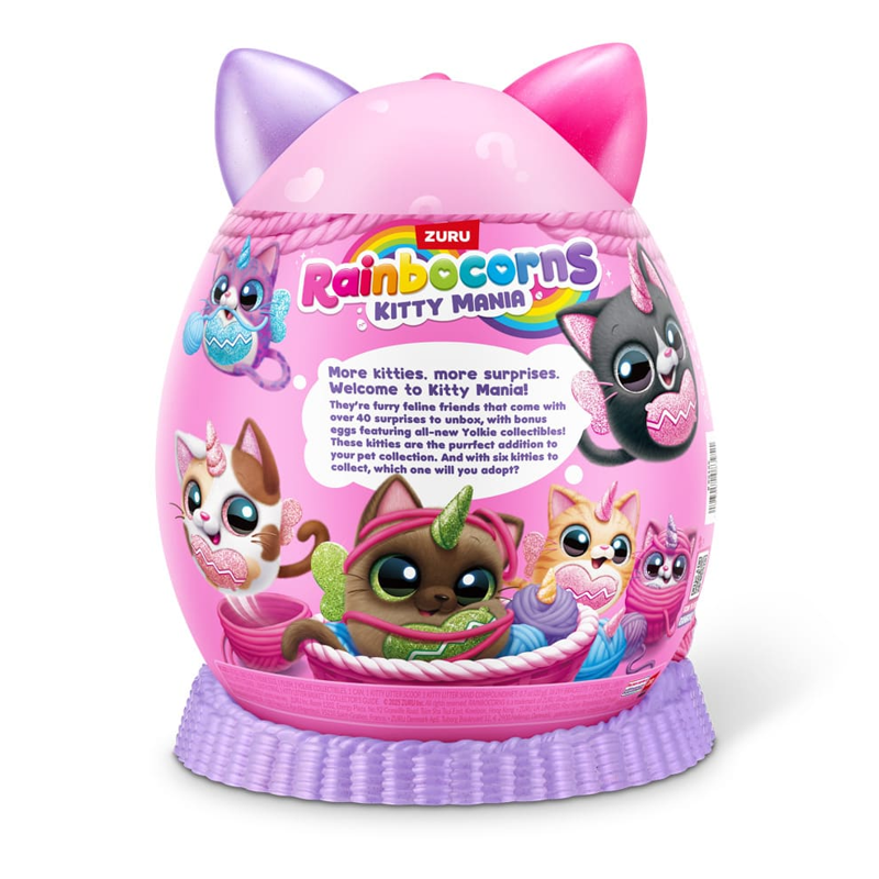 Pelúcia Gatos Rainbocorns Kitty Mania Surpresa - Fun