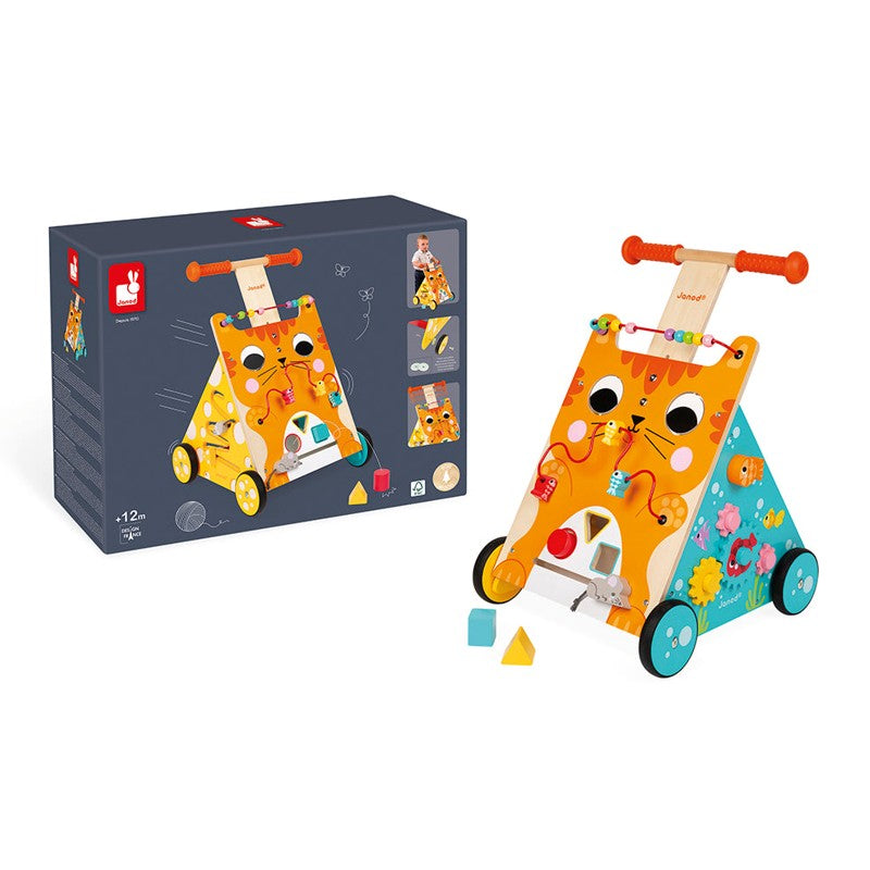 Andador Multiatividades Gato Infantil - Janod