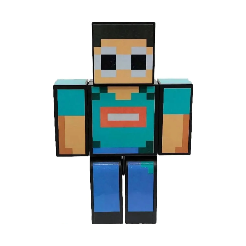 Boneco Streamers George 25CM Minecraft - Algazarra