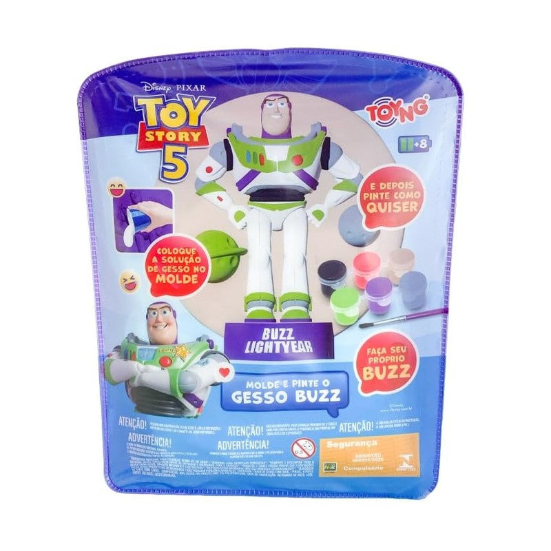 Molde e Pinte O Gesso Buzz Toy Story 5 - Toyng