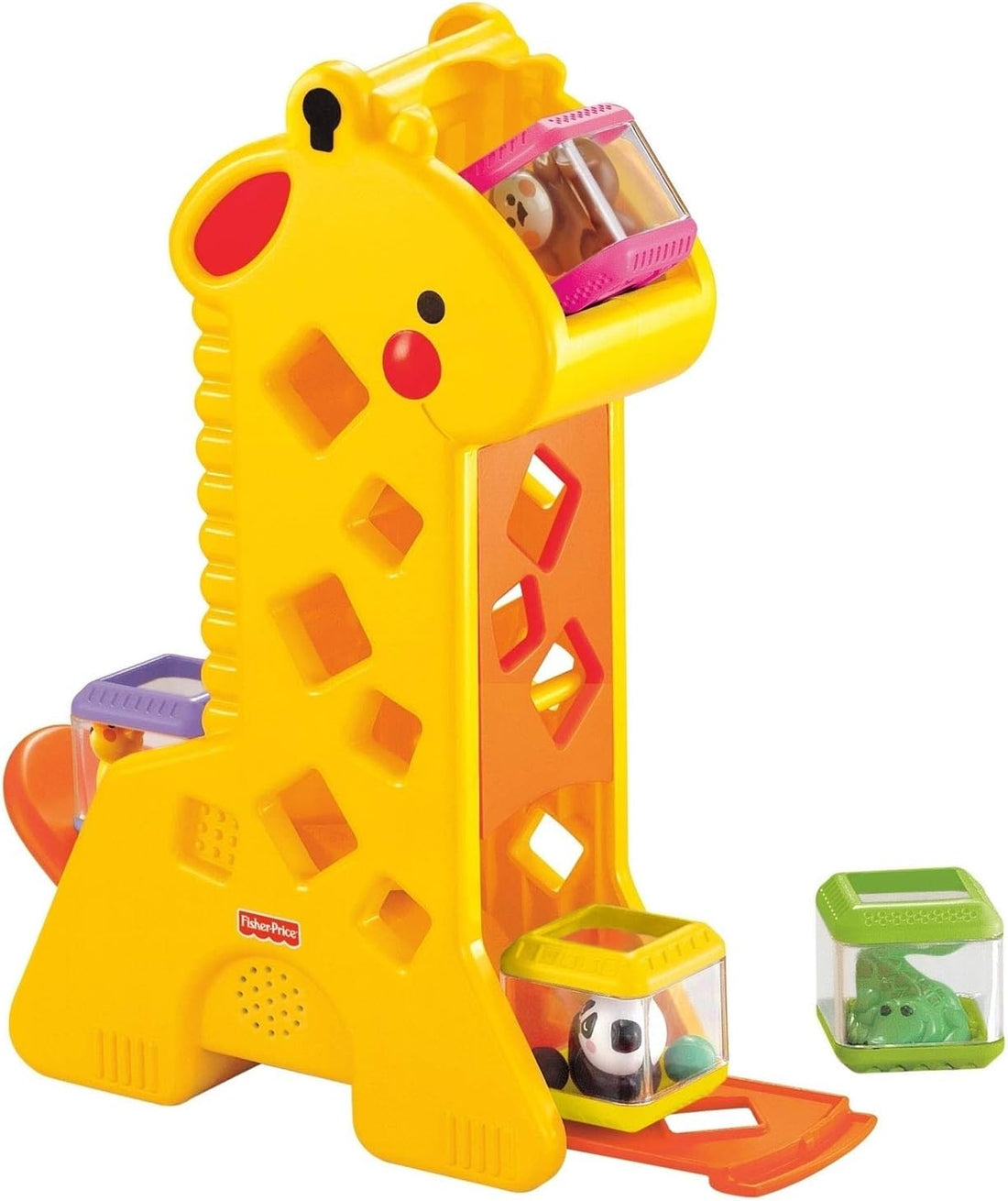 Girafa Divertida Com Blocos Fisher Price - Mattel
