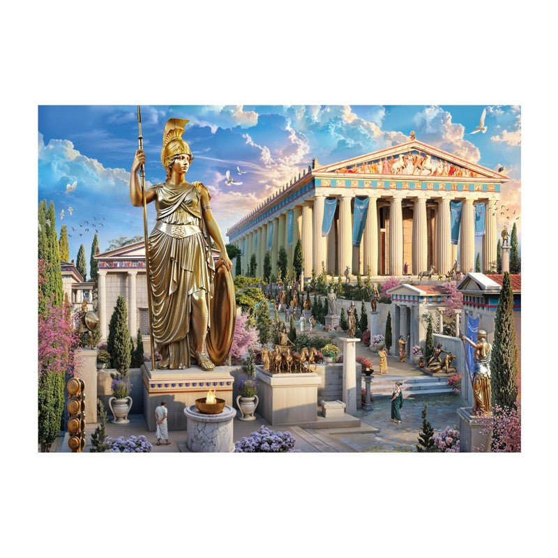 Jogo Quebra cabeça 1000 peças Grécia Antiga - Grow