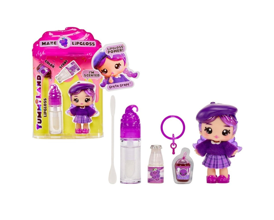 Boneca Yummiland Lipgloss Doll - Greta Grape