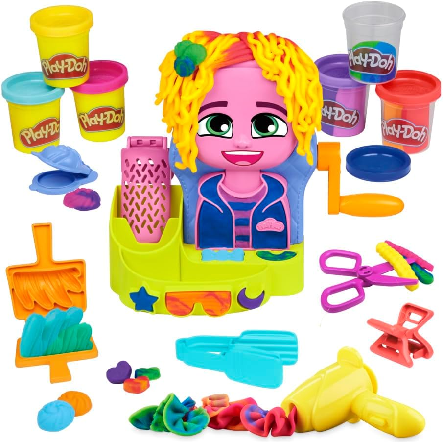 Massinha Play-Doh Cabelos Coloridos Com Estilo - Hasbro F8807