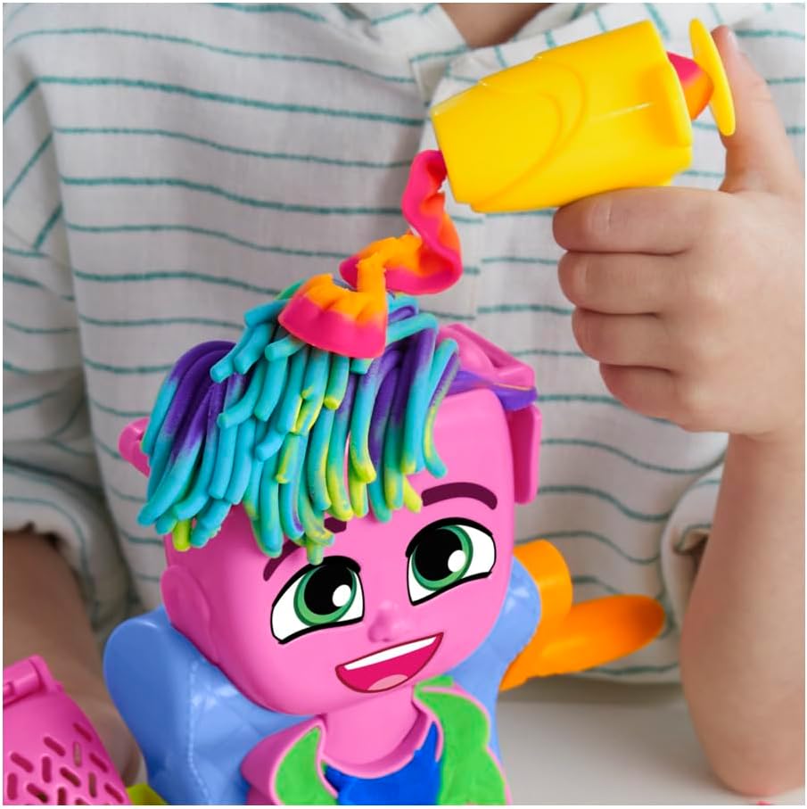 Massinha Play-Doh Cabelos Coloridos Com Estilo - Hasbro F8807