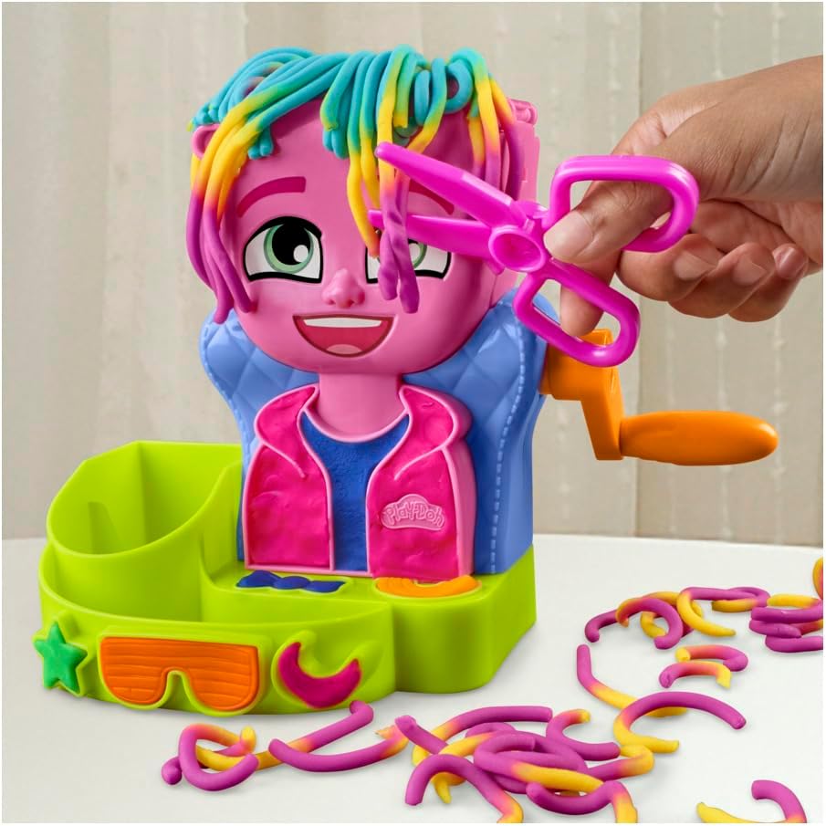 Massinha Play-Doh Cabelos Coloridos Com Estilo - Hasbro F8807