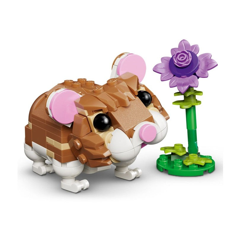 Lego Creator 3 em 1 Hamster Fofo com Uma Flor - 31376