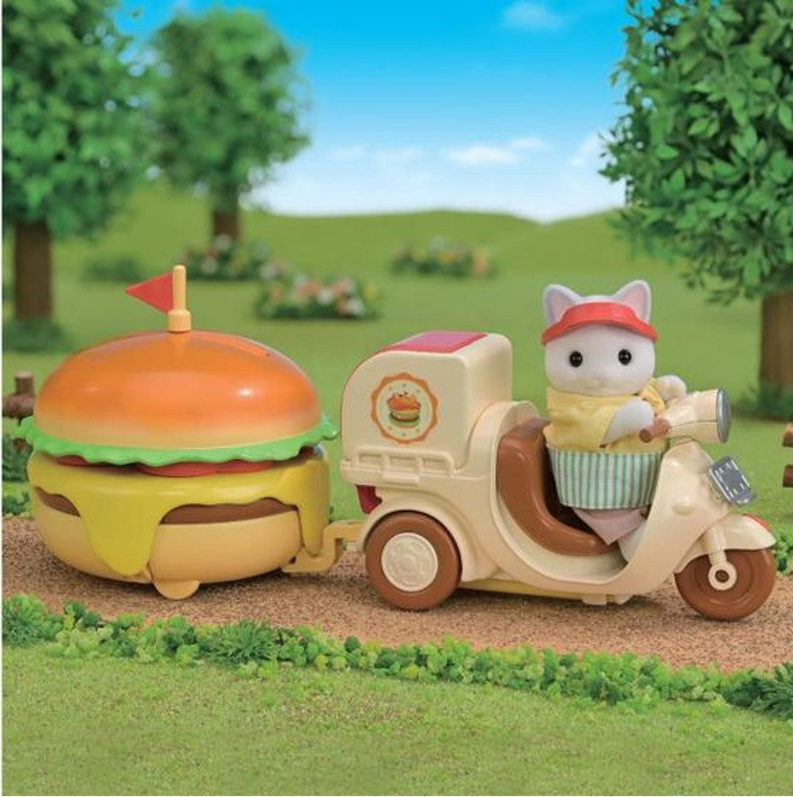 Sylvanian Families Conjunto Quiosque De Hambúrguer - Epoch