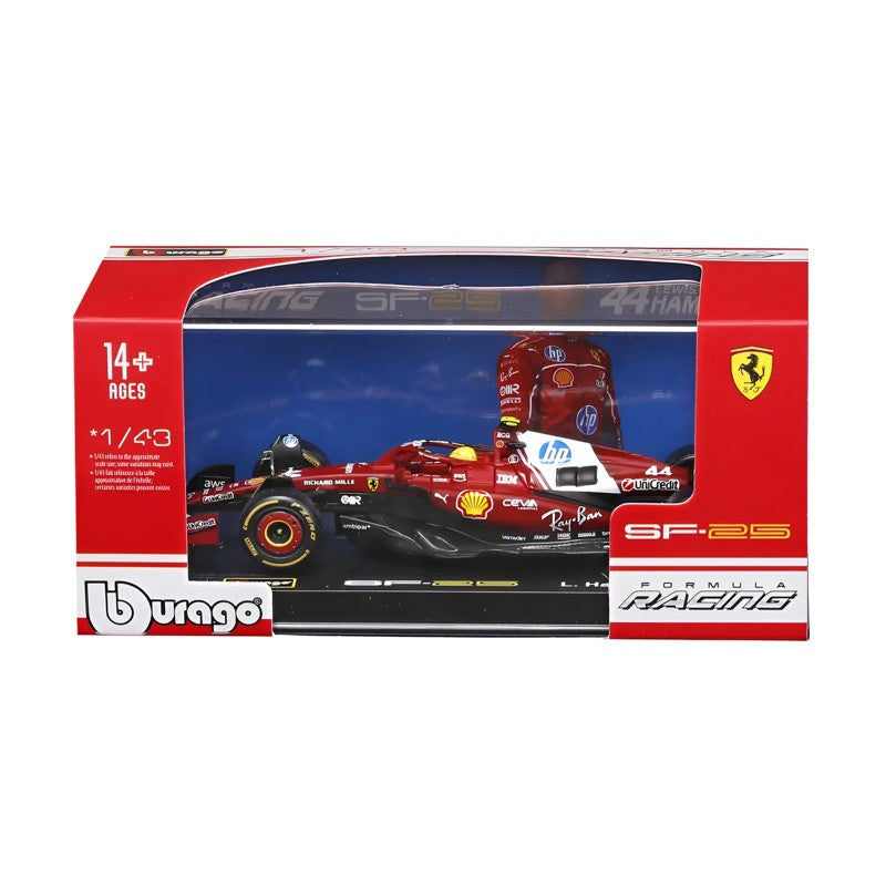 Miniatura 1:43 F1 2025 Ferrari SF25 44 Hamilton - Burago