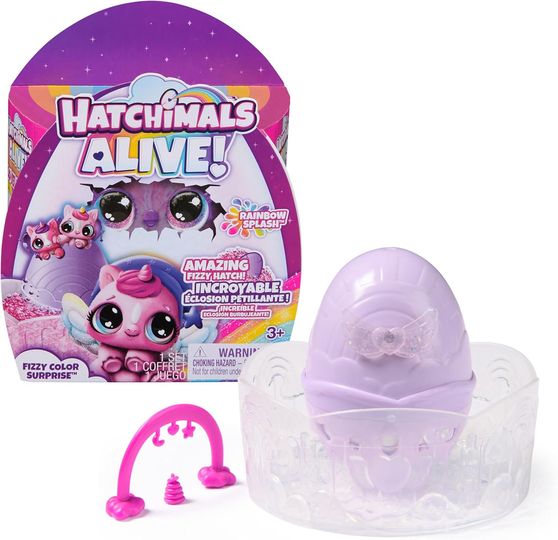 Hatchimals Alive Rainbow Splash Fizzy Color Surprise