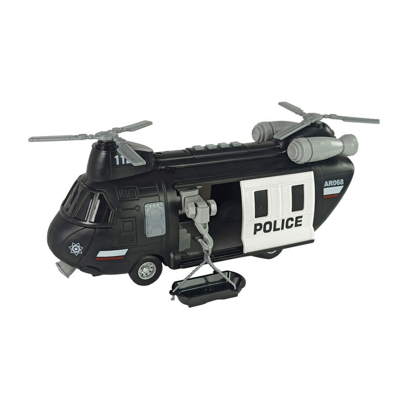 Helicóptero de Resgate da Polícia 1:16 com Luz e Som  - Brink Center