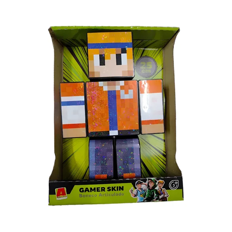 Boneco Hey Davi 25cm Minecraft - Algazarra