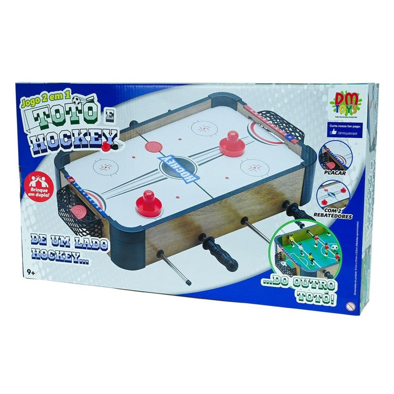 Jogo 2 em 1 Totó e Hokey - DM Toys