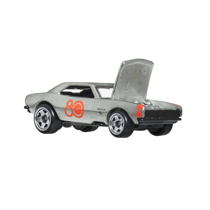 Caixa com 7 Hot Wheels 1:64 Silver Series 80 Anos - Mattel