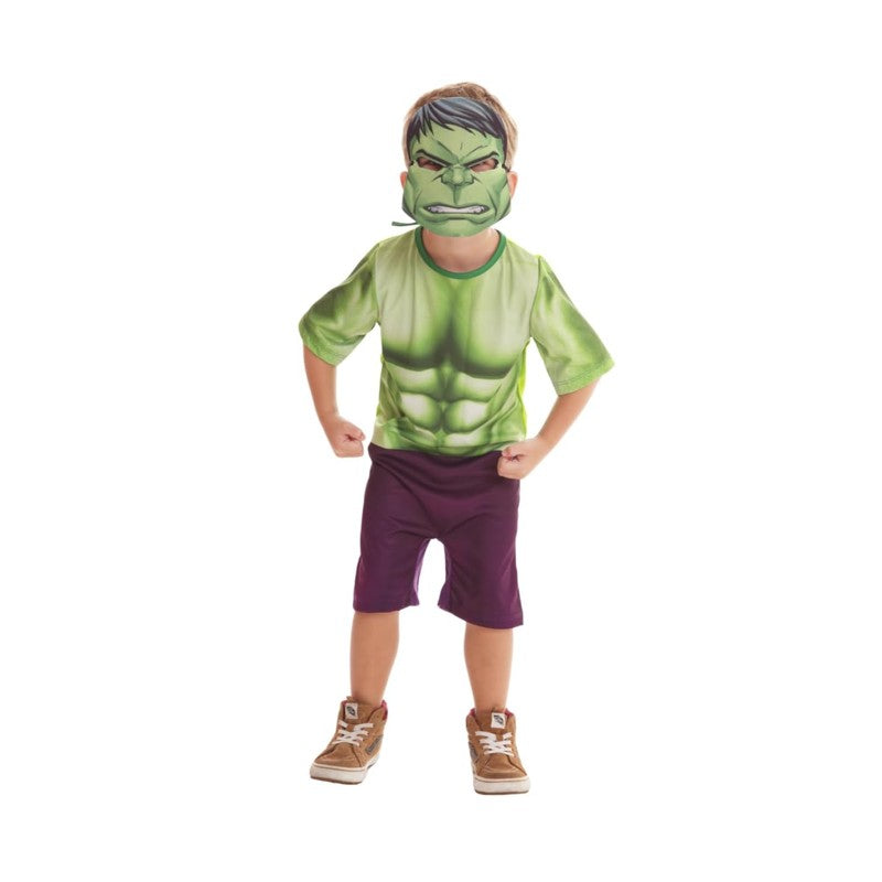 Fantasia Hulk com Máscara Tamanho P - Novabrink