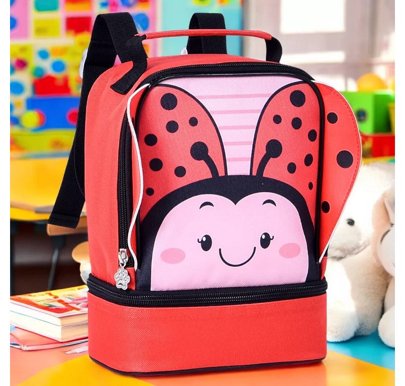 Kit Mochila De Rodinha + Lancheira Infantil Clio Pets Escola