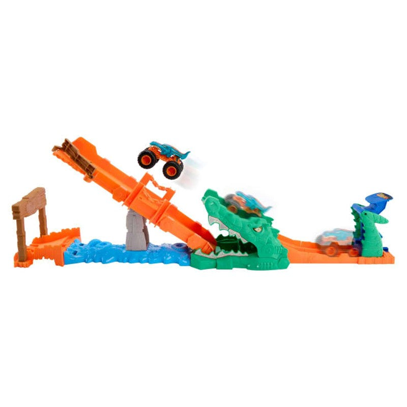 Hot Wheels Monster Trucks Desafio Ataque do Crocodilo - Mattel