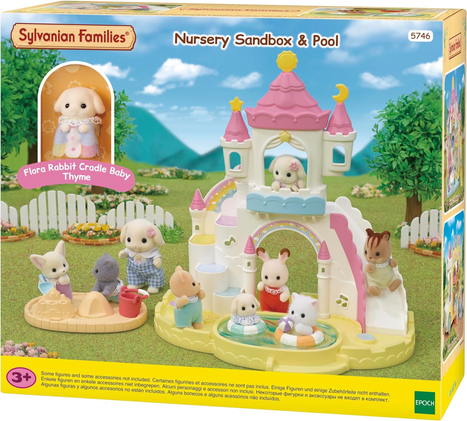 Sylvanian Families Piscina & Caixa de Areia Jardim da Infância