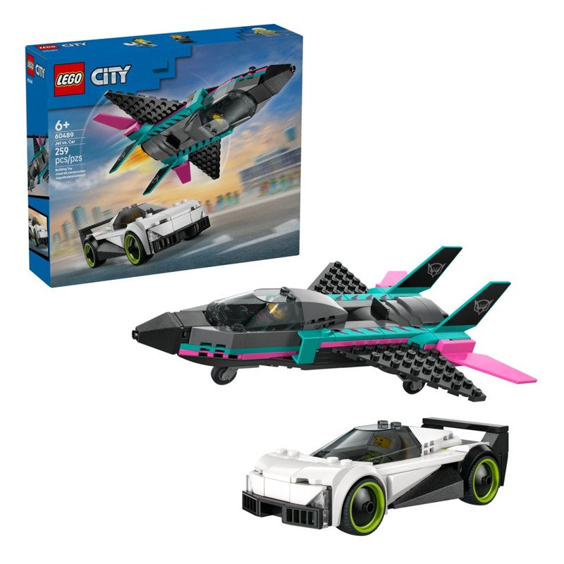 Lego City Jato vs Carro - 60489