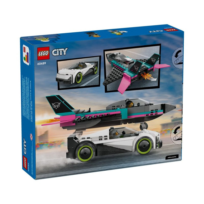Lego City Jato vs Carro - 60489