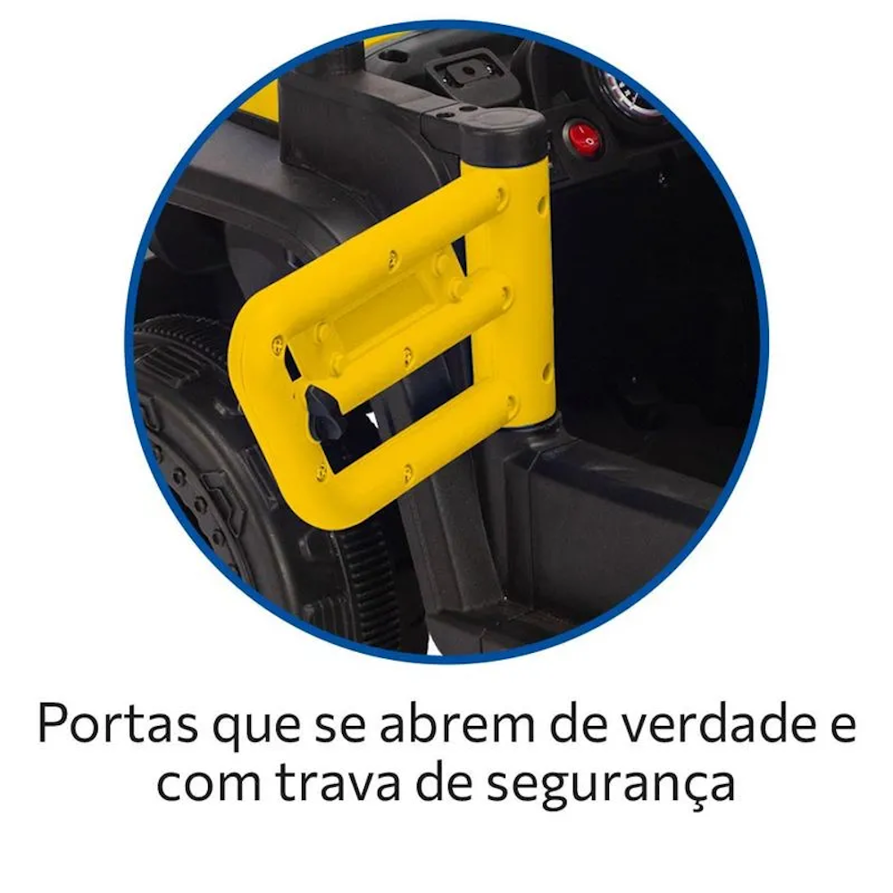 Banjipe Off-Road R/C Eletrico 12V Amarelo - Bandeirante